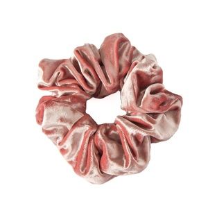 NWT Velvet Blush XL Scrunchie by Raven Lane | Rose Gold Oversized Scrunchies